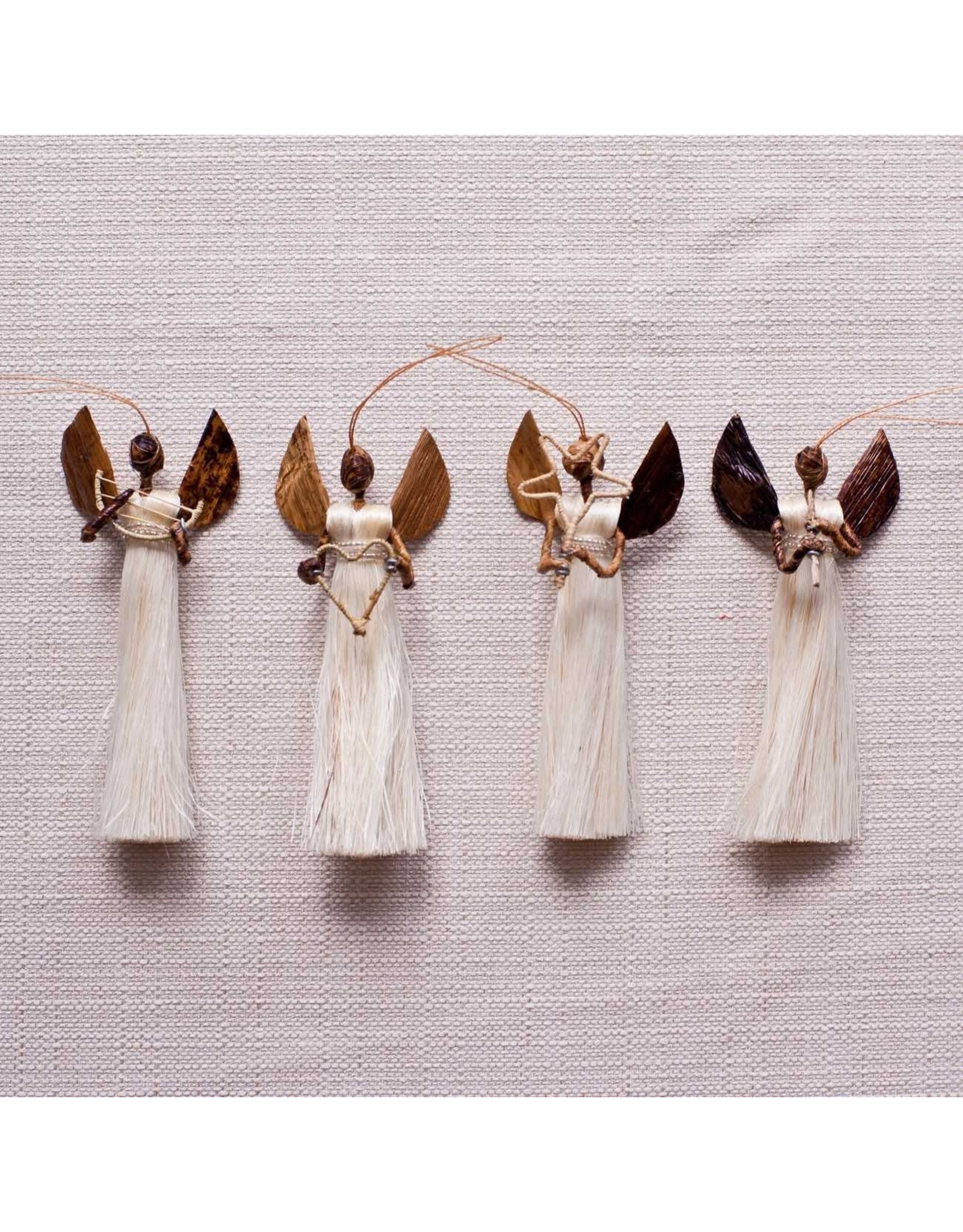 Sisal Angel Ornament