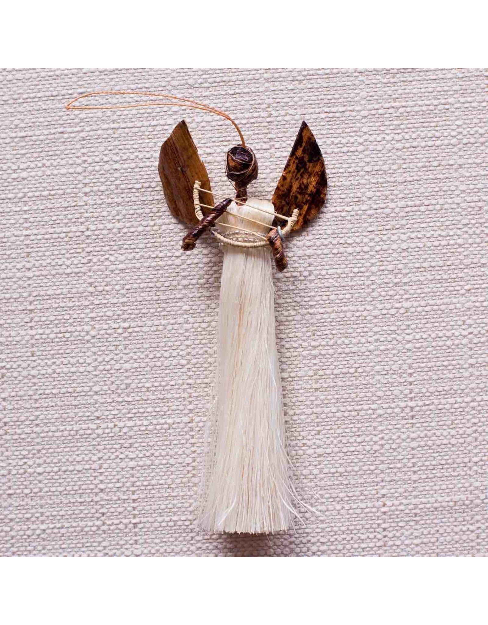 Sisal Angel Ornament
