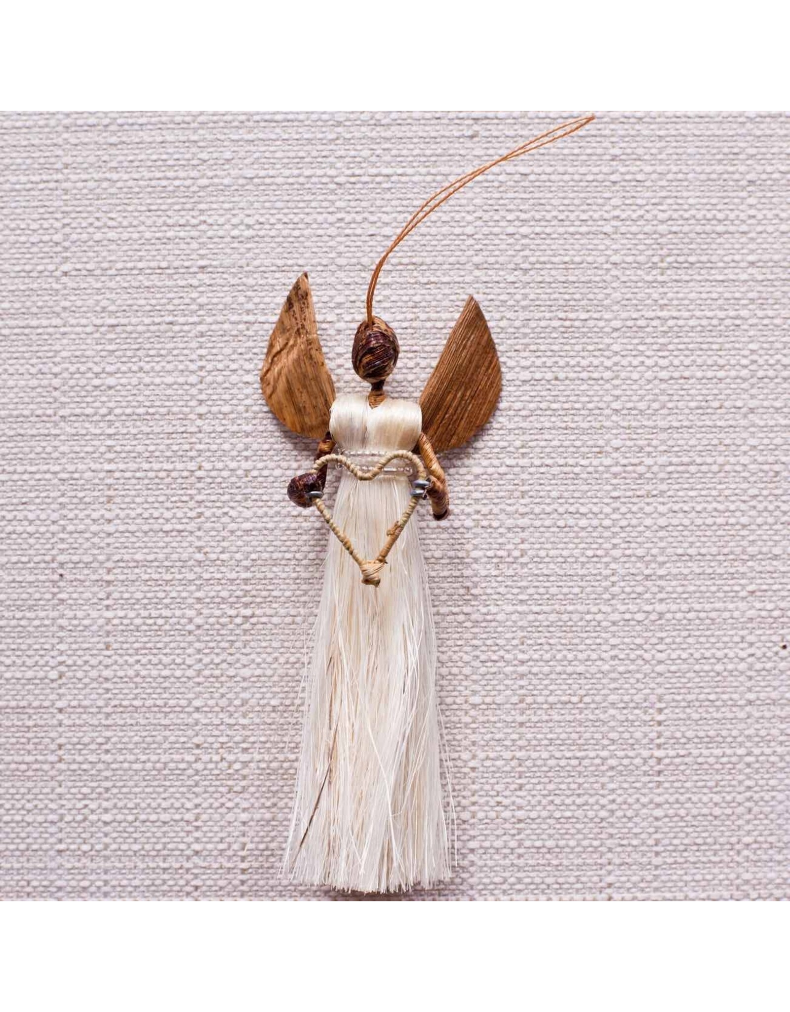 Sisal Angel Ornament