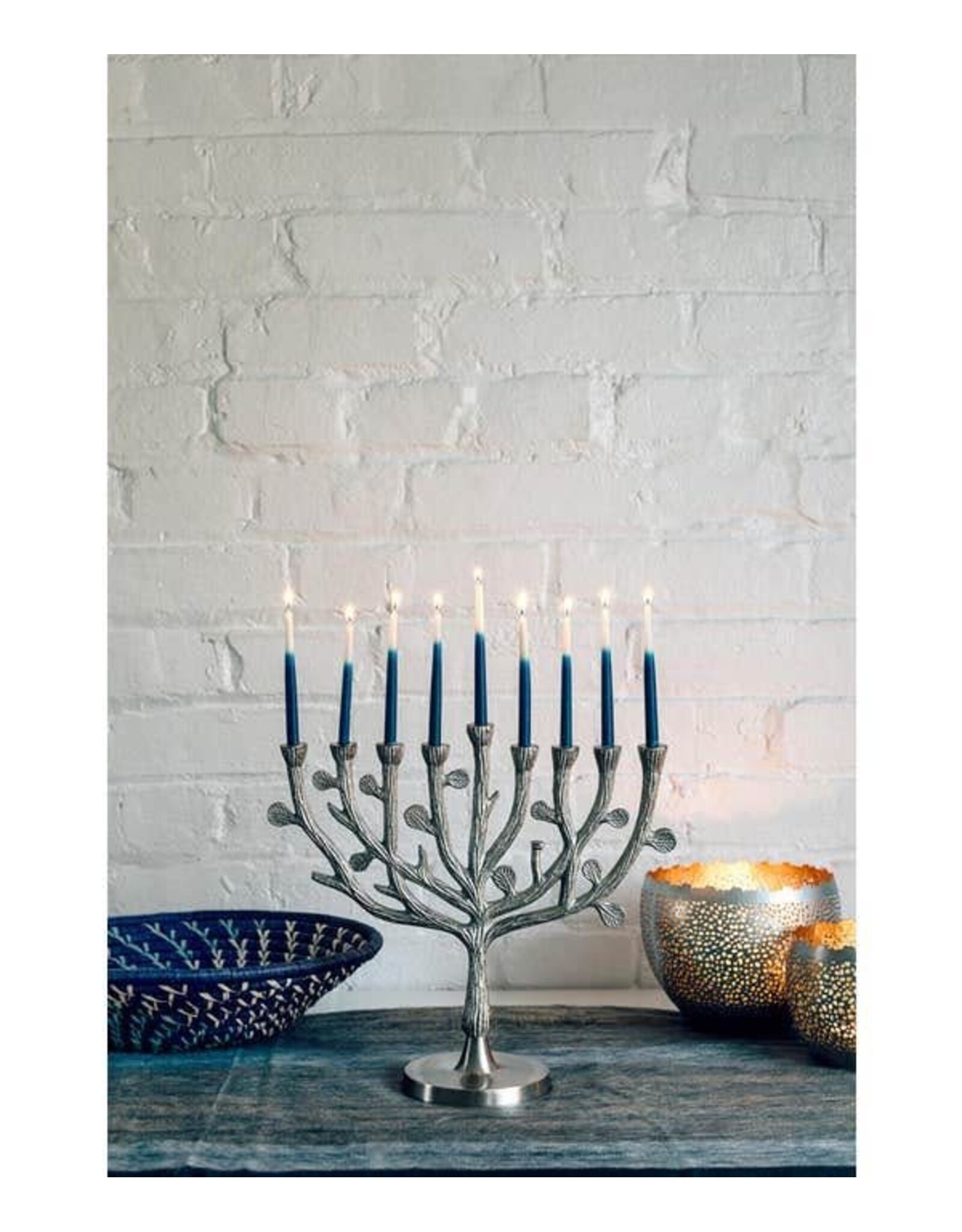 Fair Trade Tree of Life Menorah