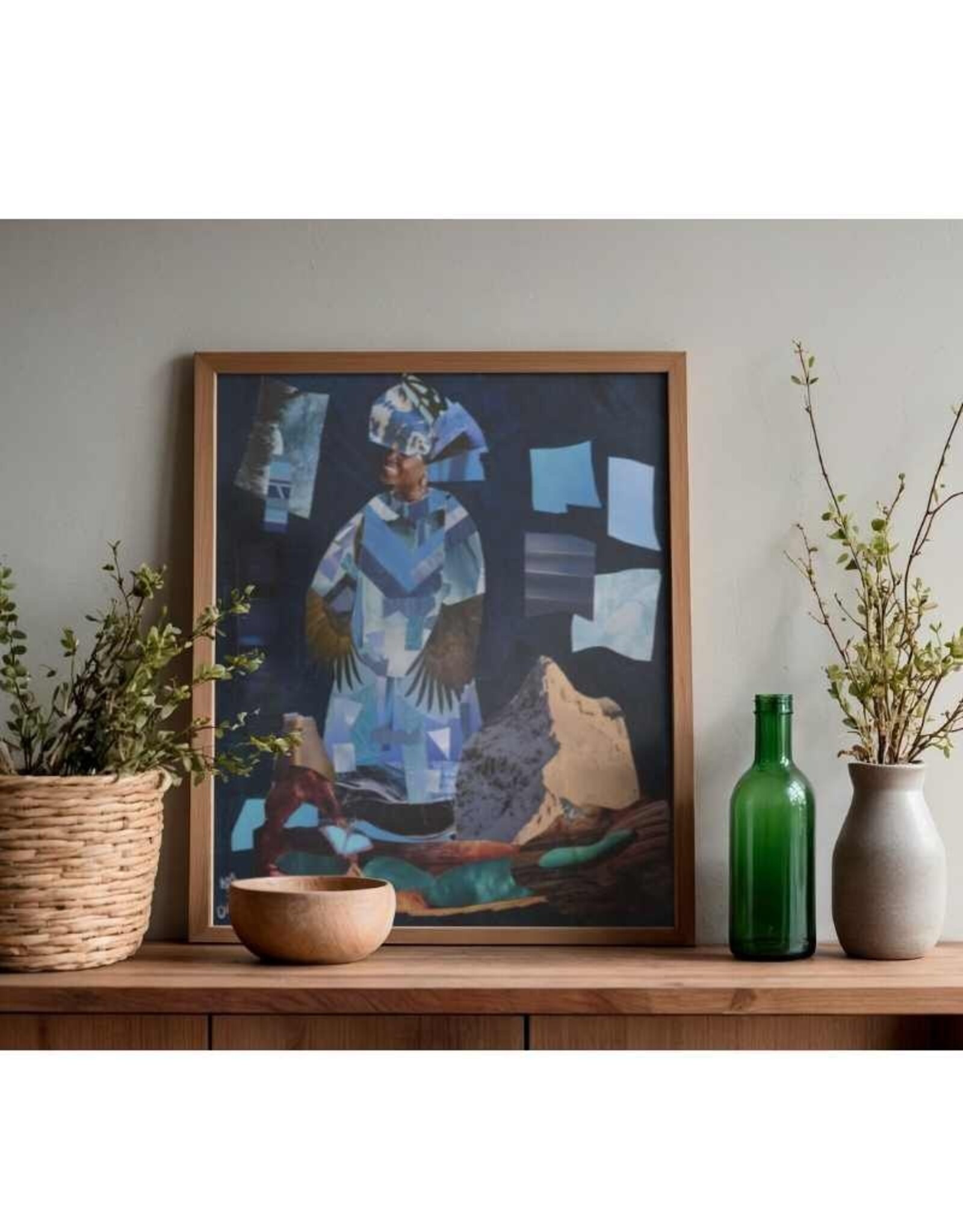 INDIGEAUX Art Print: Iya Mapo (The First Indigo Dyer)