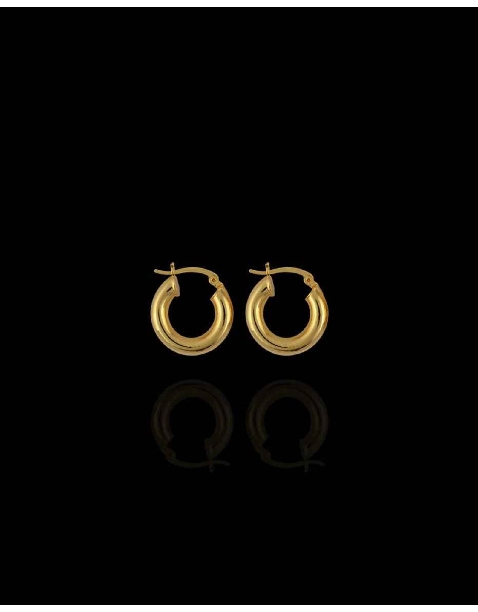 Sucré Couture 18K Gold Plated Hoops