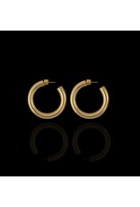 Sucré Couture 18K Gold Plated Hoops