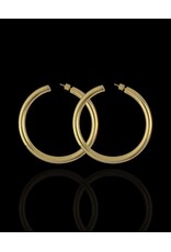 Sucré Couture 18K Gold Plated Hoops