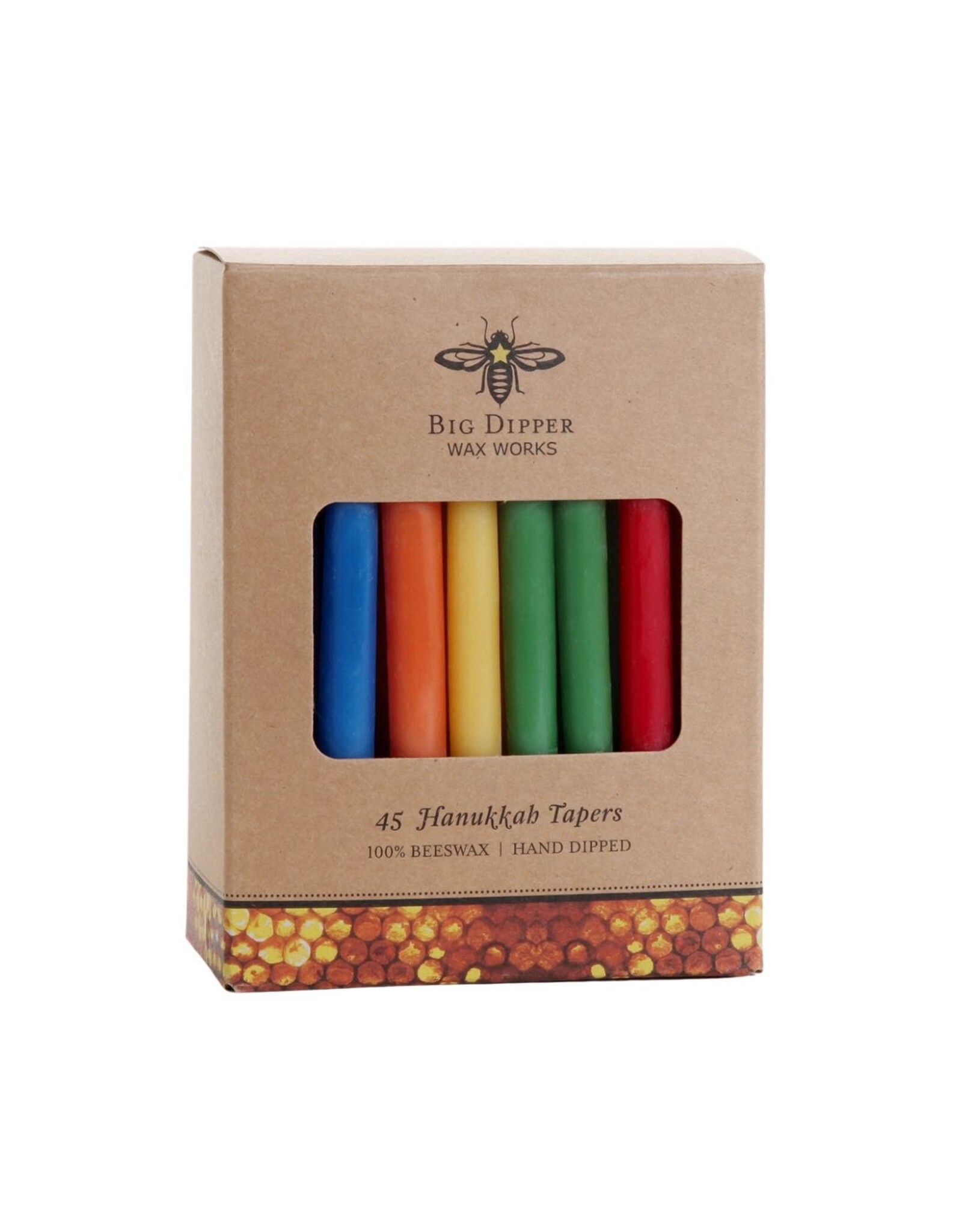 Beeswax Taper Candles for Hanukkah