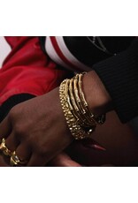 Sucré Couture 18K Gold Plated Oshun Bangle