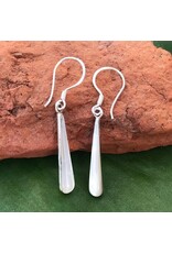 Sterling Silver & Mother of Pearl Drop Earrings