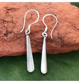 Sterling Silver & Mother of Pearl Drop Earrings