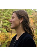 Sterling Silver & Mother of Pearl Drop Earrings