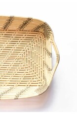 Sage & Cream Large Basket Tray