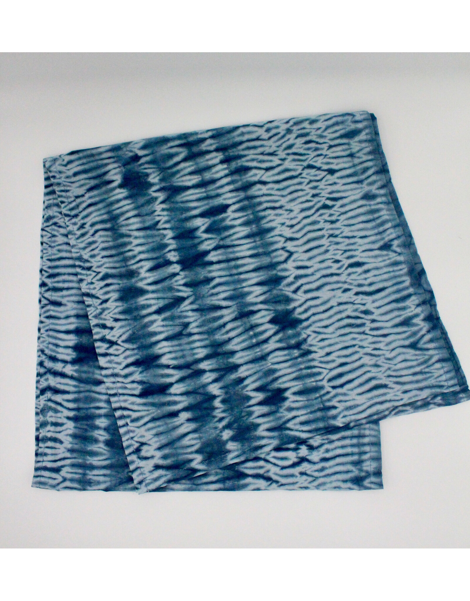 Hand Dyed Indigo Textile by Queen Leia Lewis