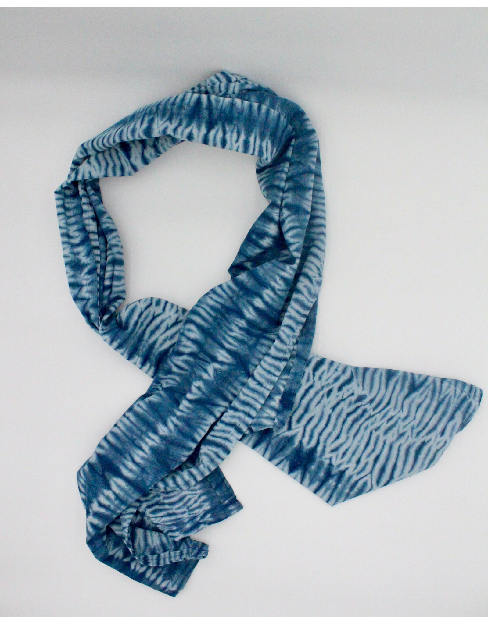 Hand Dyed Indigo Textile by Queen Leia Lewis