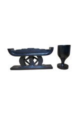 Kwanzaa Kinara Set Made in Ghana