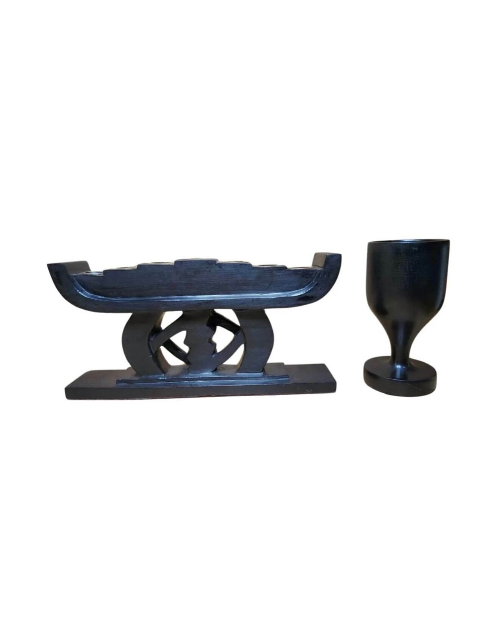 Kwanzaa Kinara Set Made in Ghana