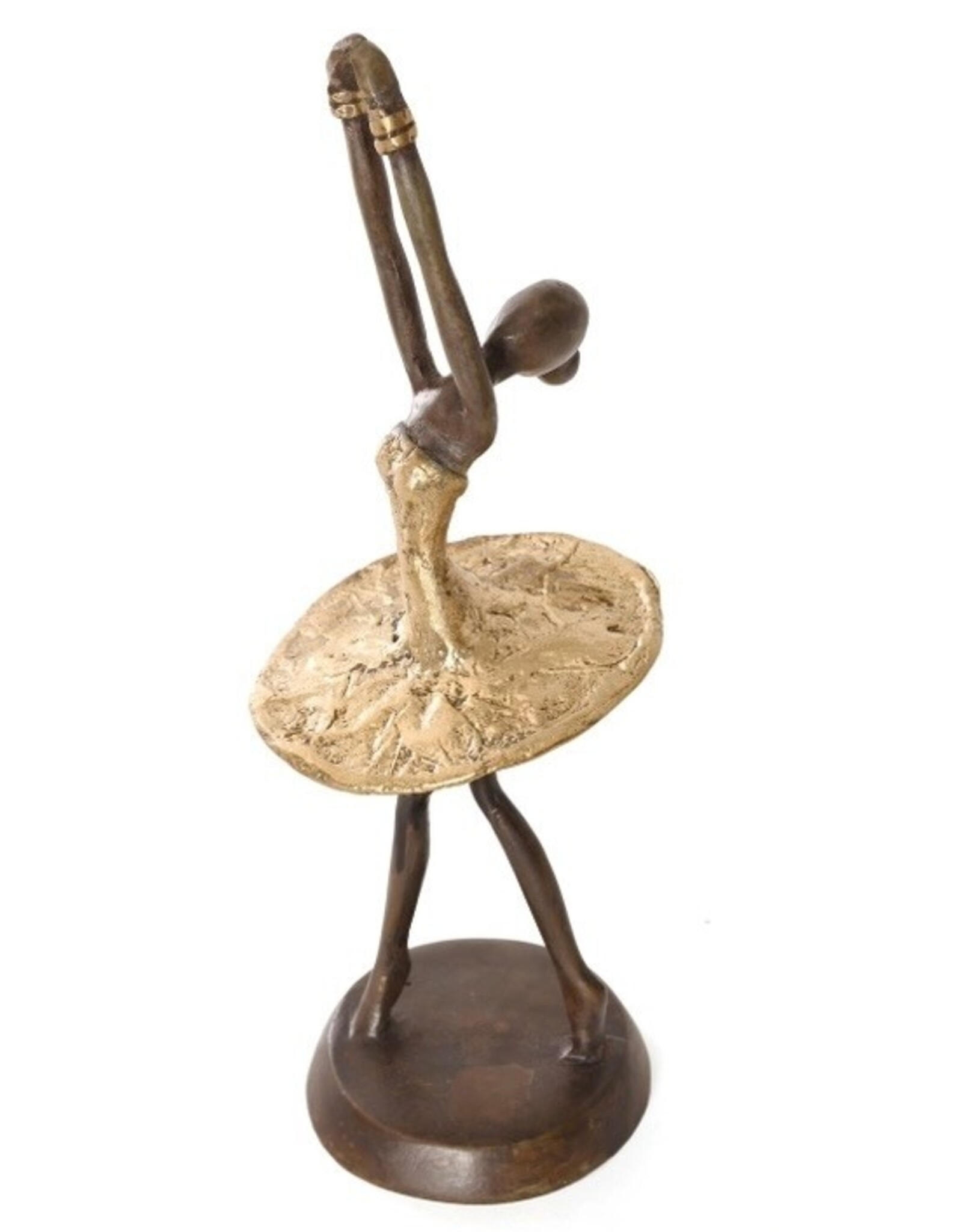 Bronze Ballerina in Gold
