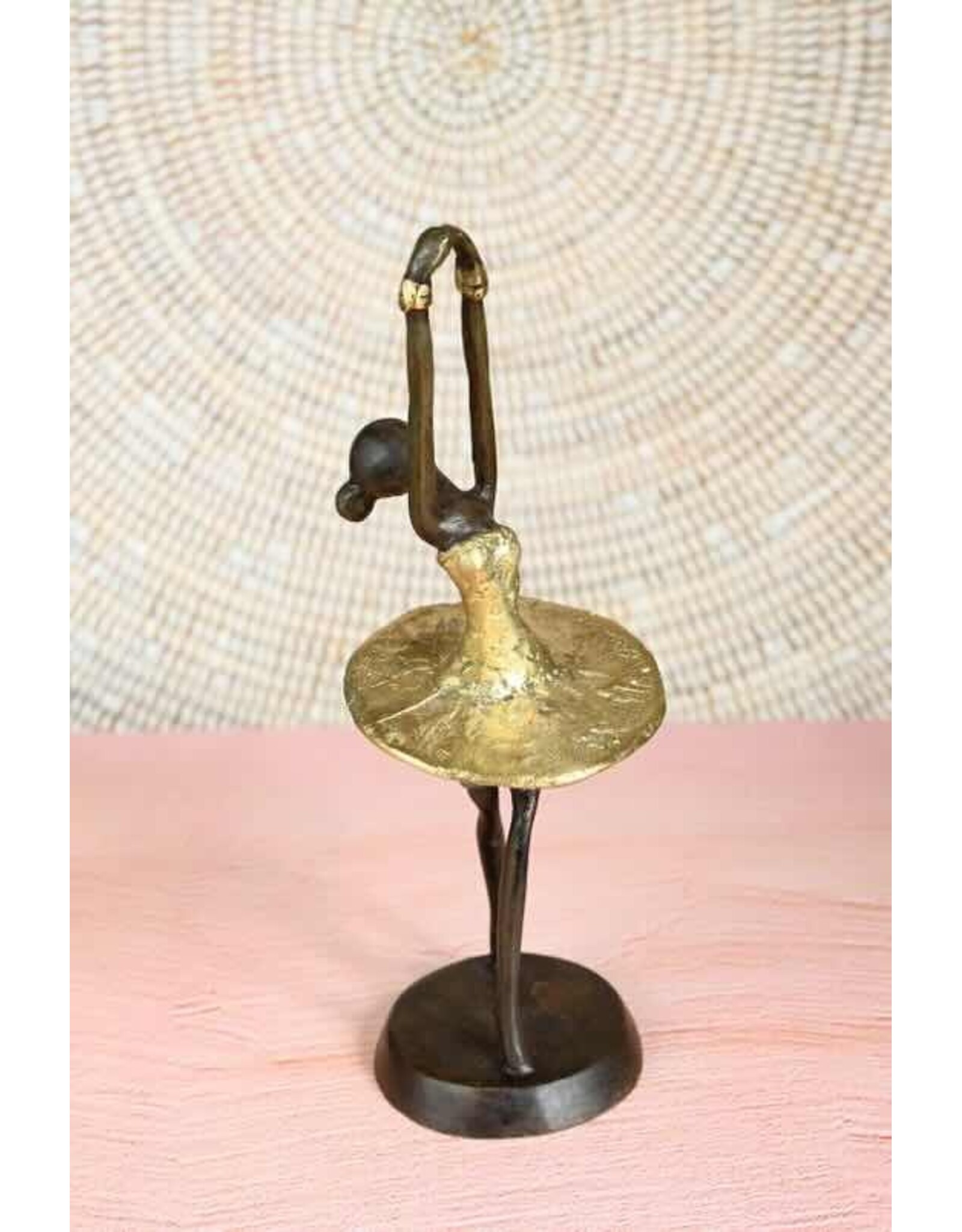 Bronze Ballerina in Gold