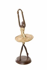 Bronze Ballerina in Gold