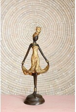 Bronze Golden Momentum Sculpture