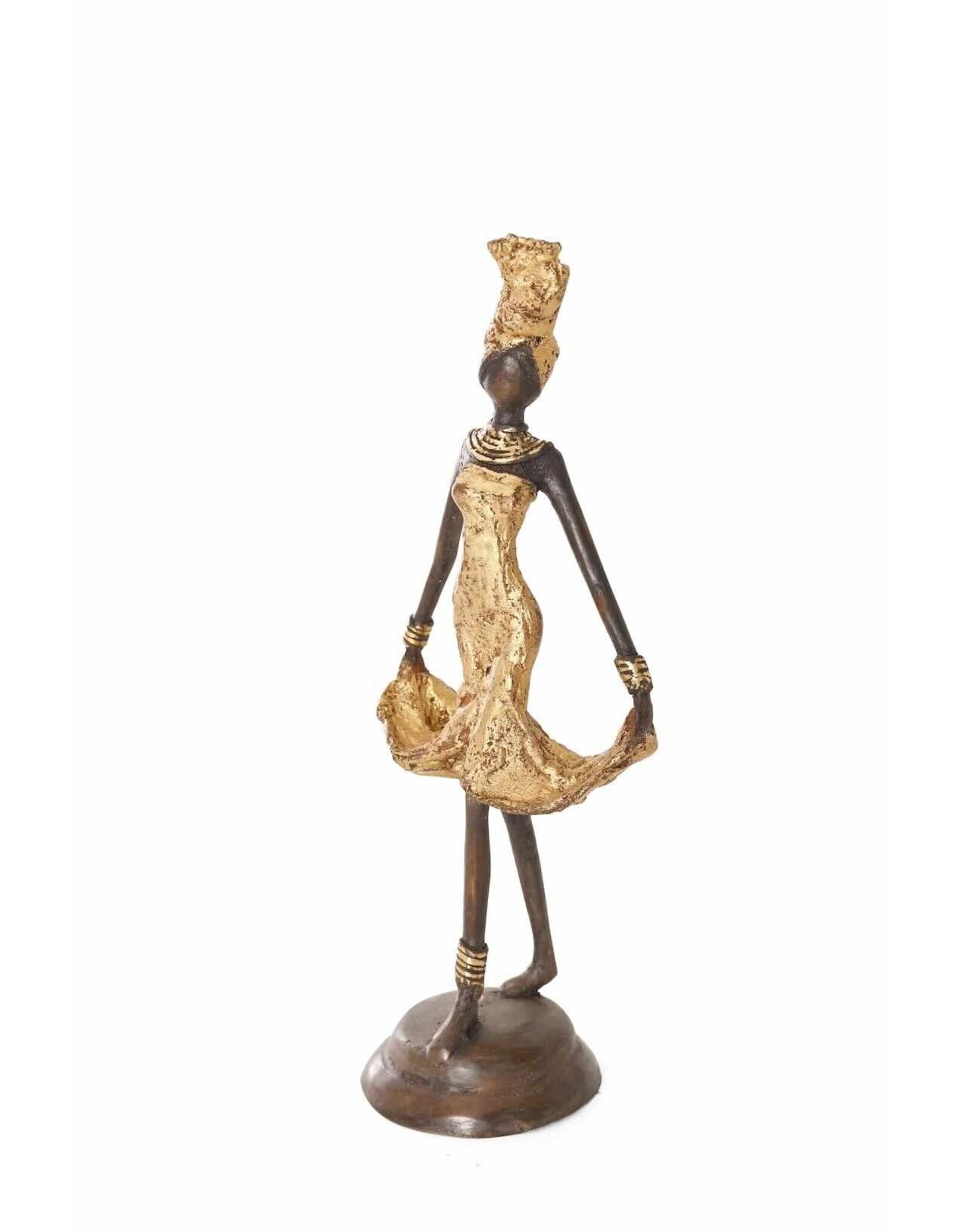 Bronze Golden Momentum Sculpture