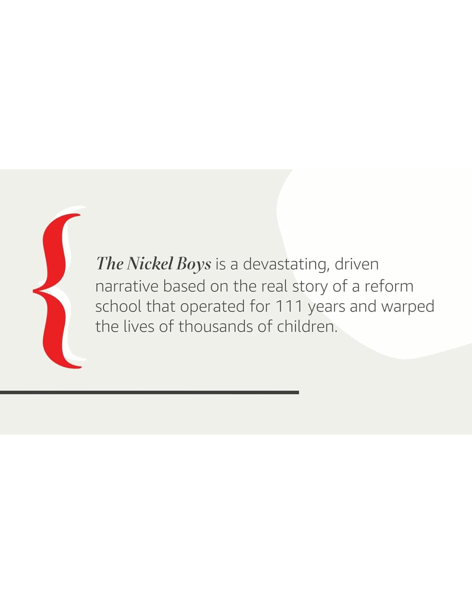 The Nickel Boys: A Novel