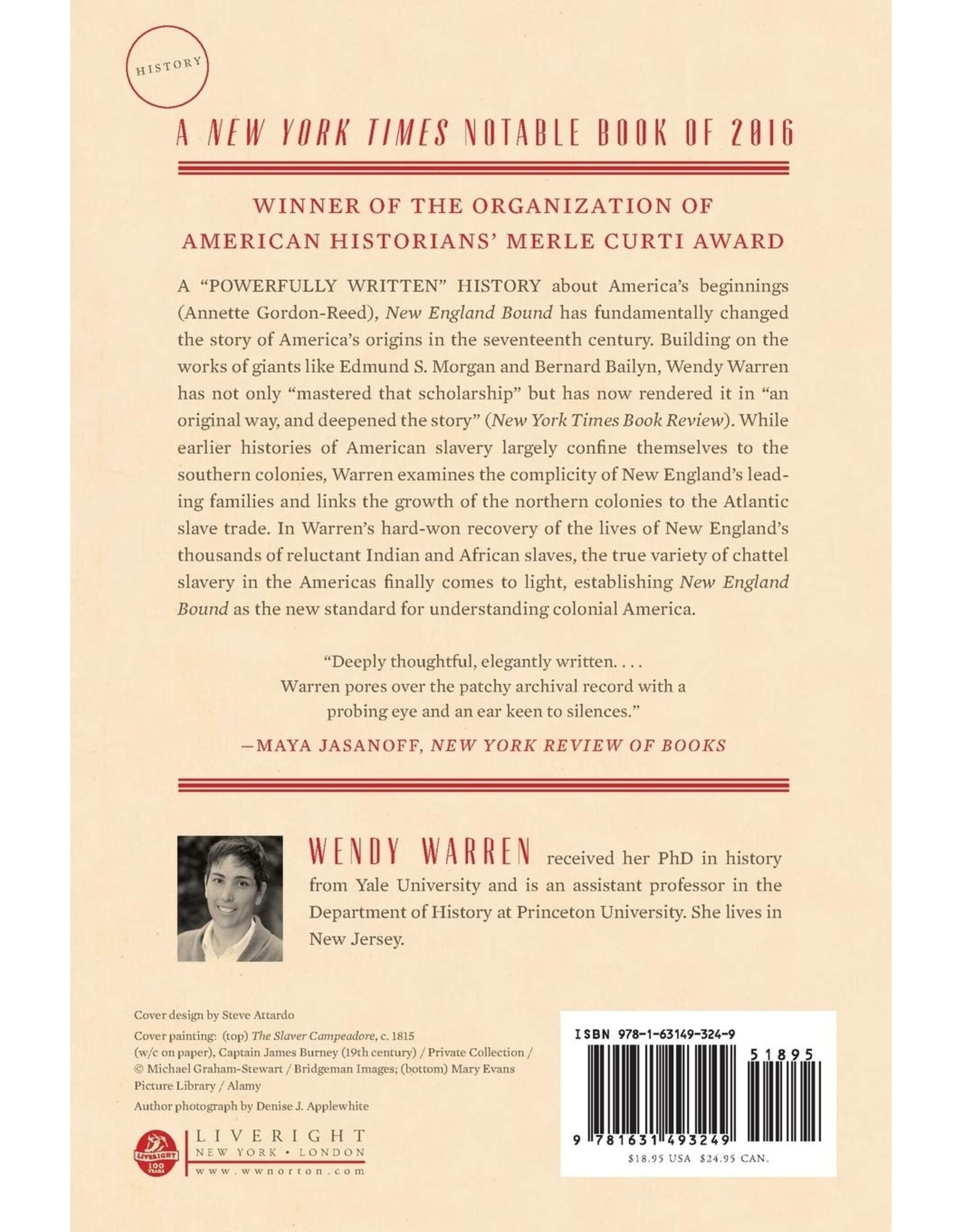 Non-Fiction: Northern History New England Bound: Slavery and Colonization in Early America