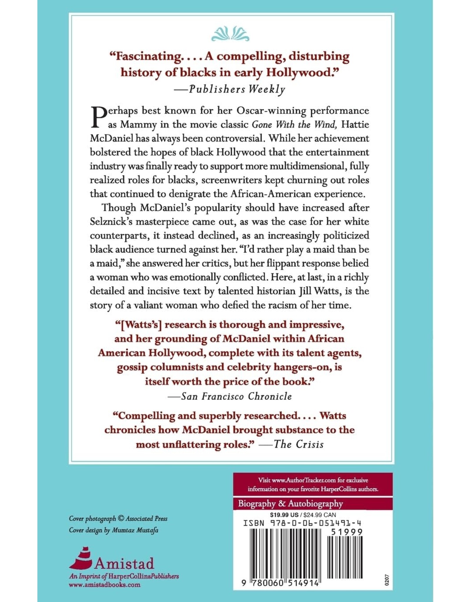 Non-Fiction: Jim Crow Era Hattie McDaniel: Black Ambition, White Hollywood