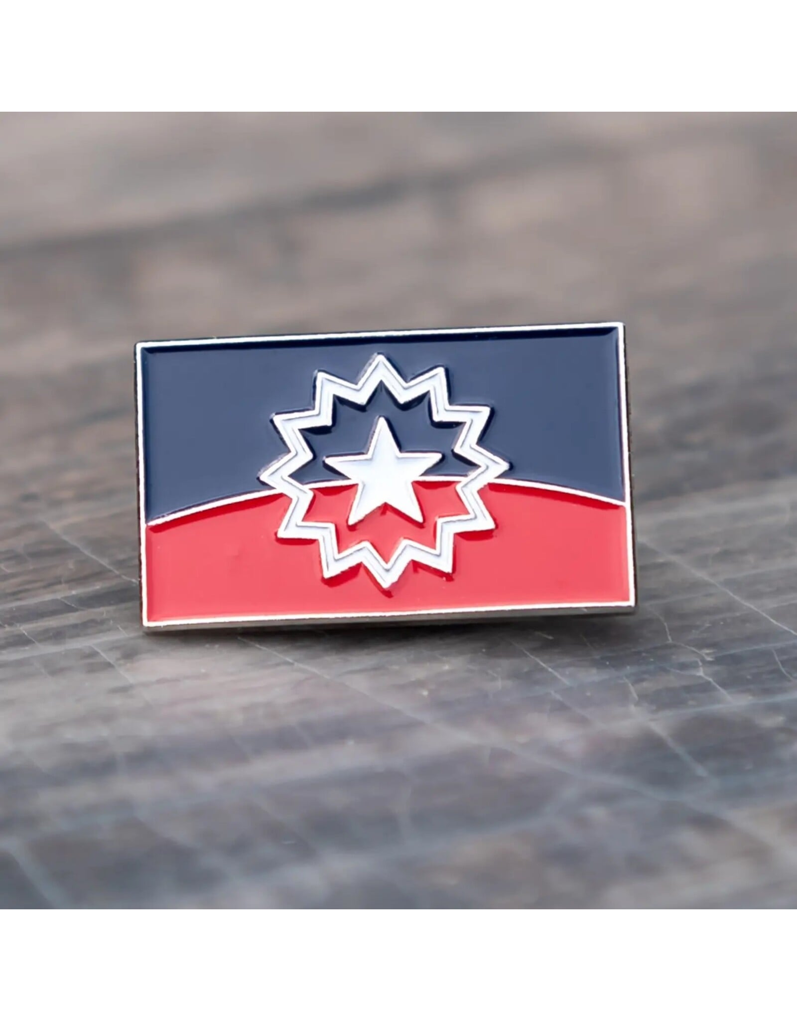 Enamel Pin Juneteenth Flag