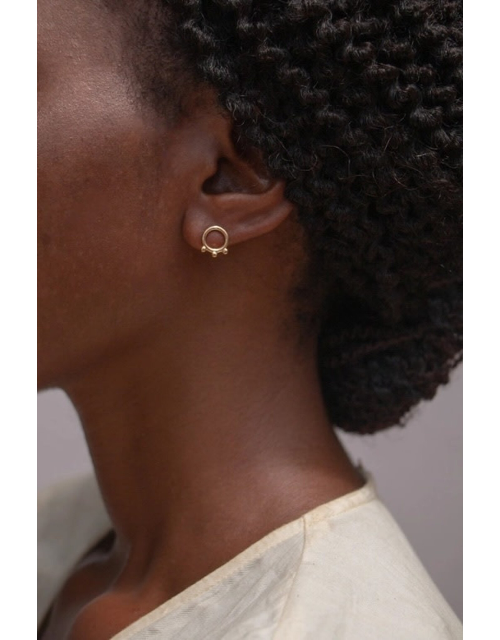 YEWO 14k Gold Fill Zovu Studs