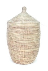 Large White Hamper Basket