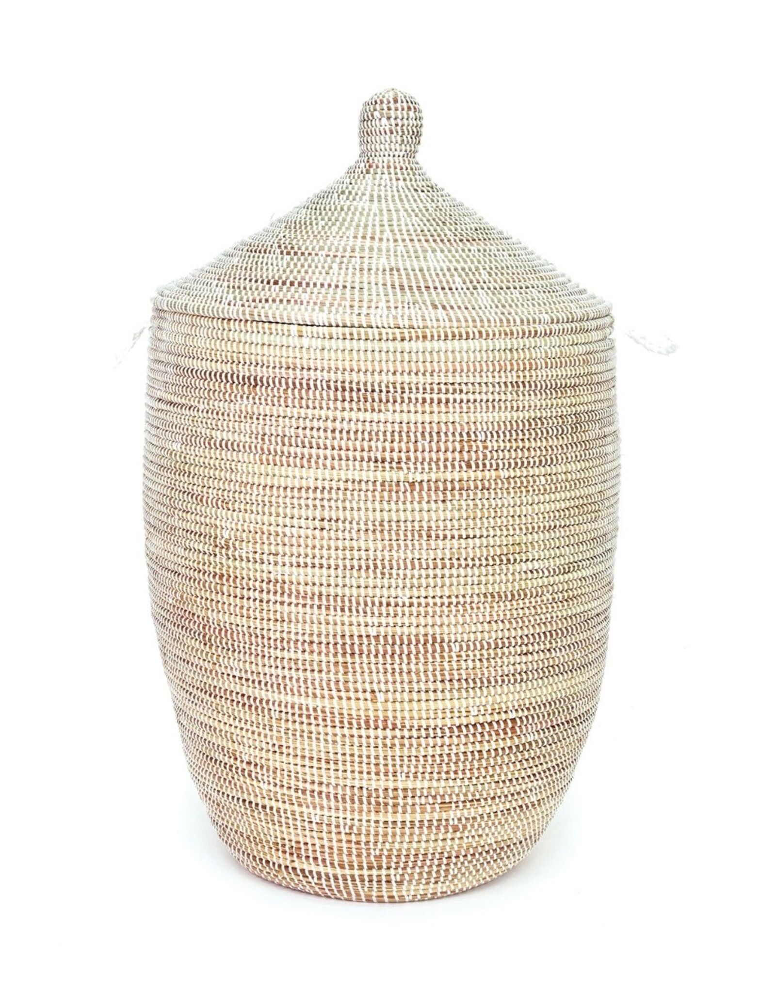 Large White Hamper Basket