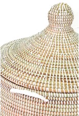 Large White Hamper Basket
