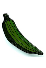 Okra Enamel Pin