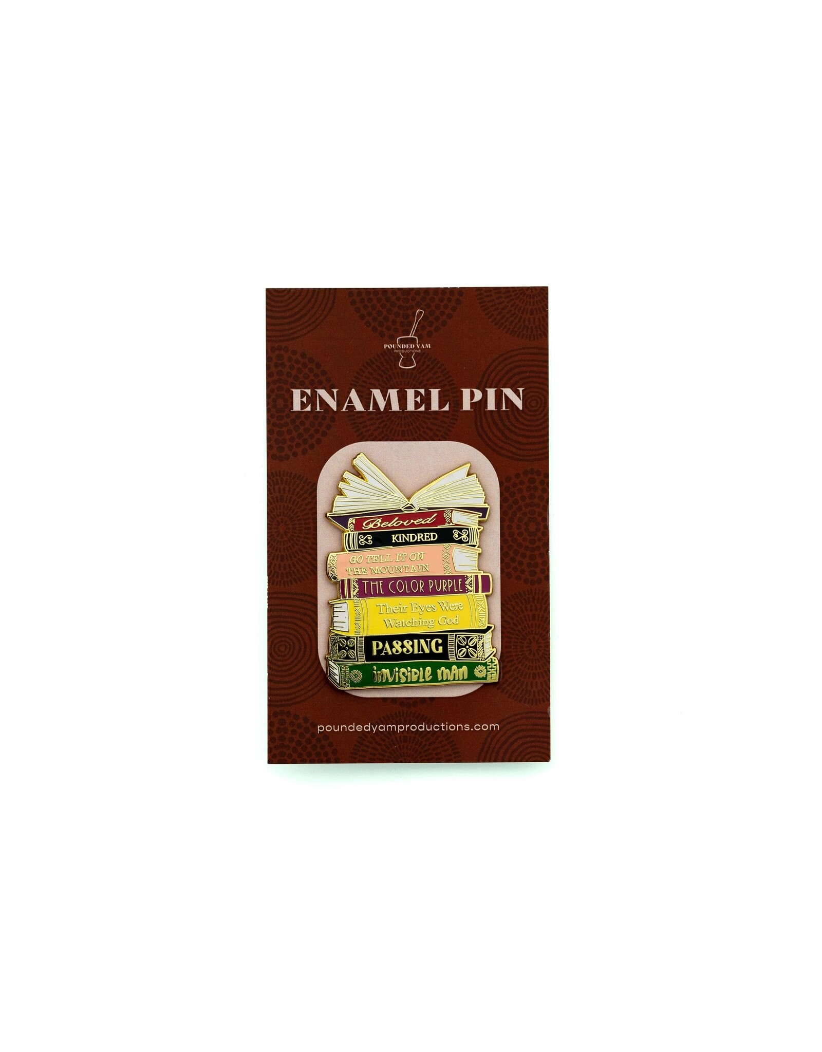 Black Literary Classics Enamel Pin