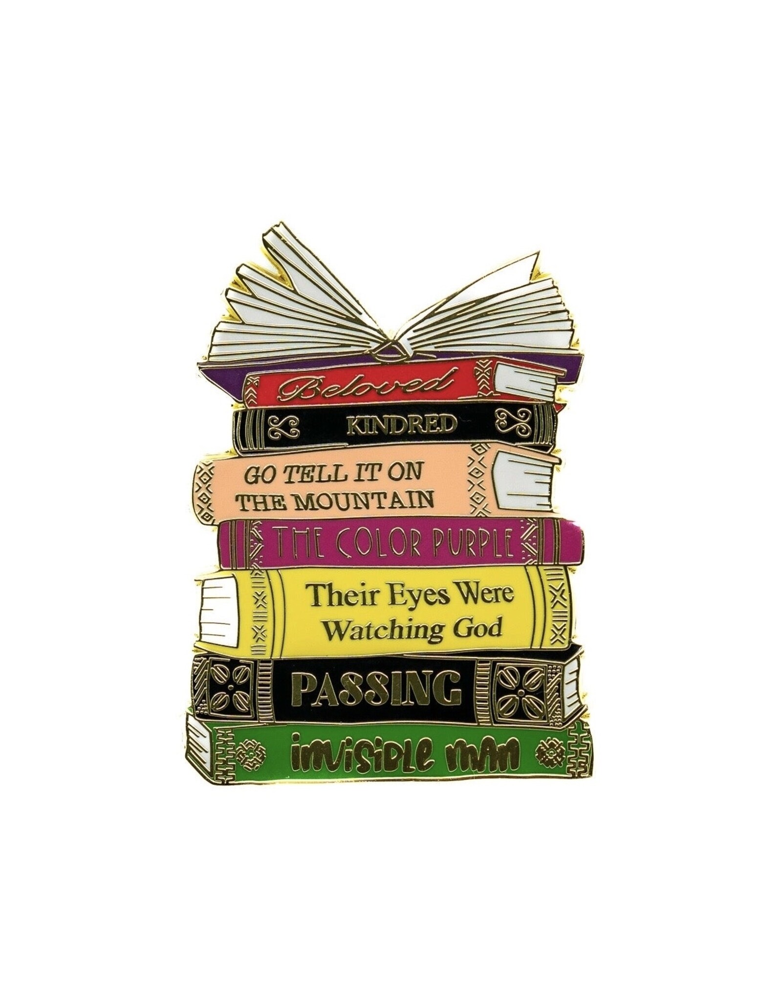 Black Literary Classics Enamel Pin