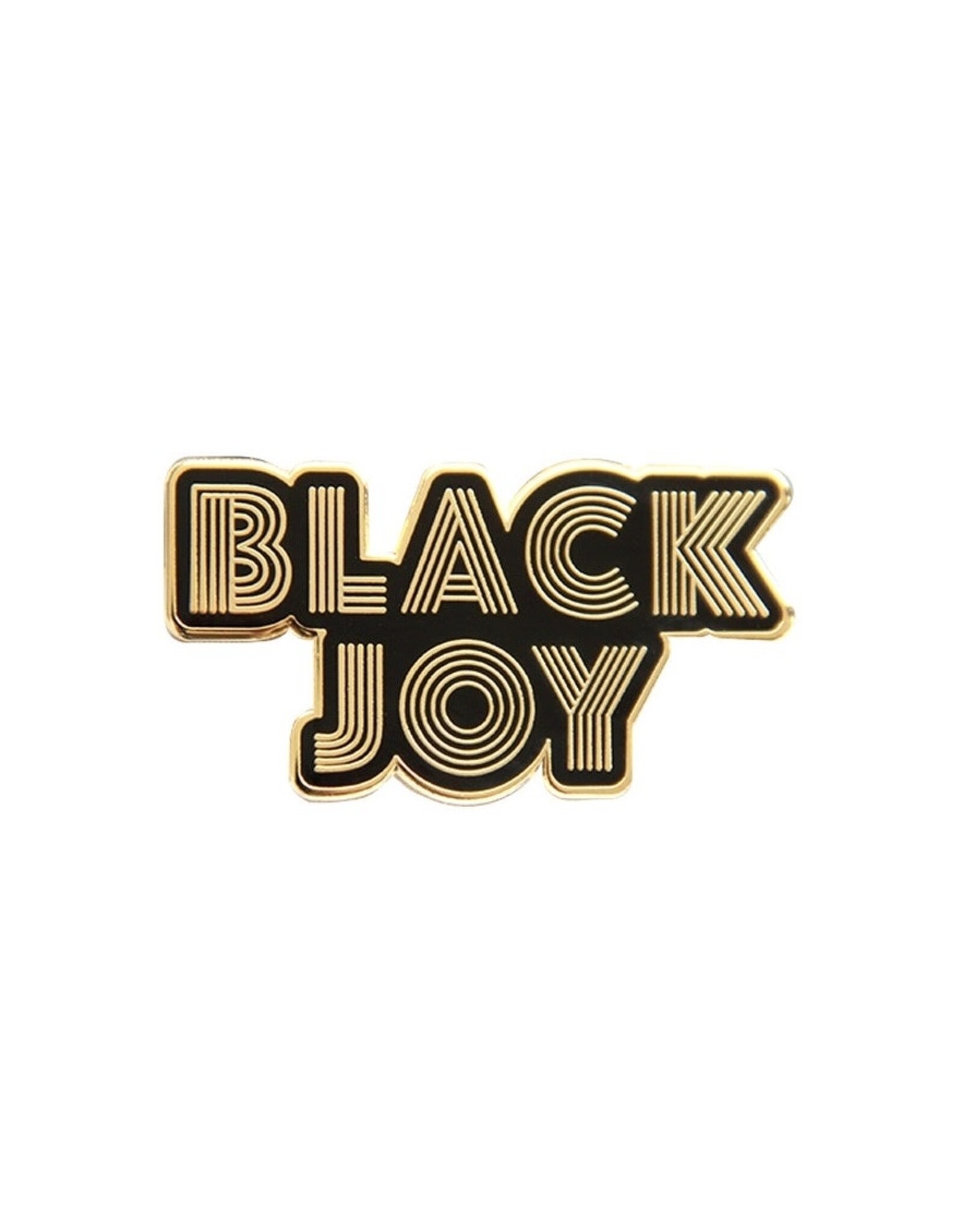 Black Joy Enamel Pin