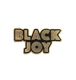 Black Joy Enamel Pin
