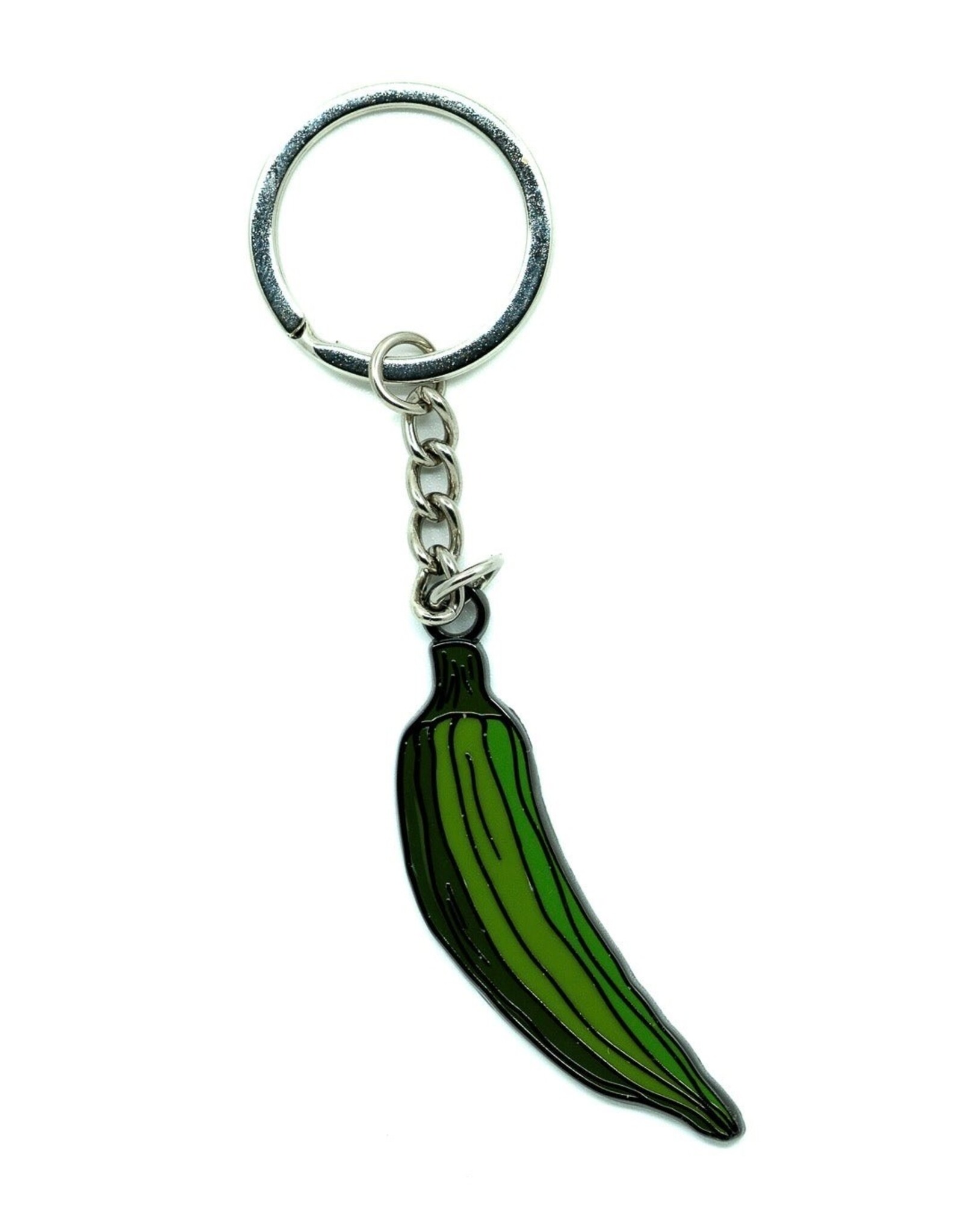 Okra Keychain