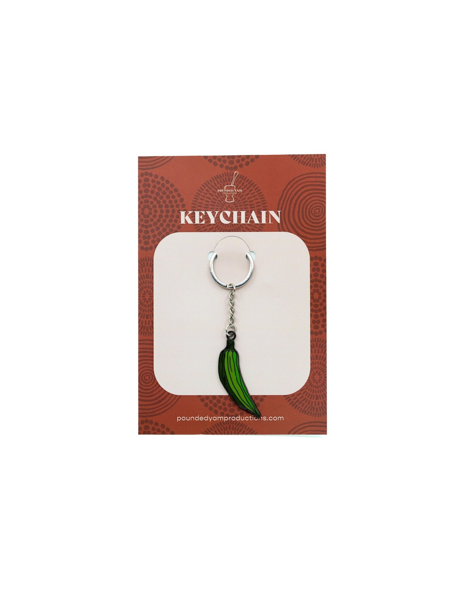 Okra Keychain