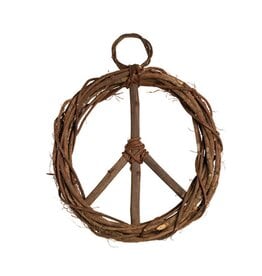 Handcrafted Peace Wreath