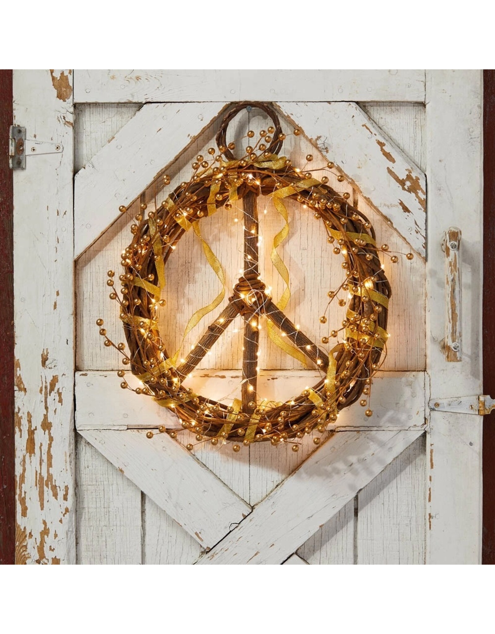 Handcrafted Peace Wreath
