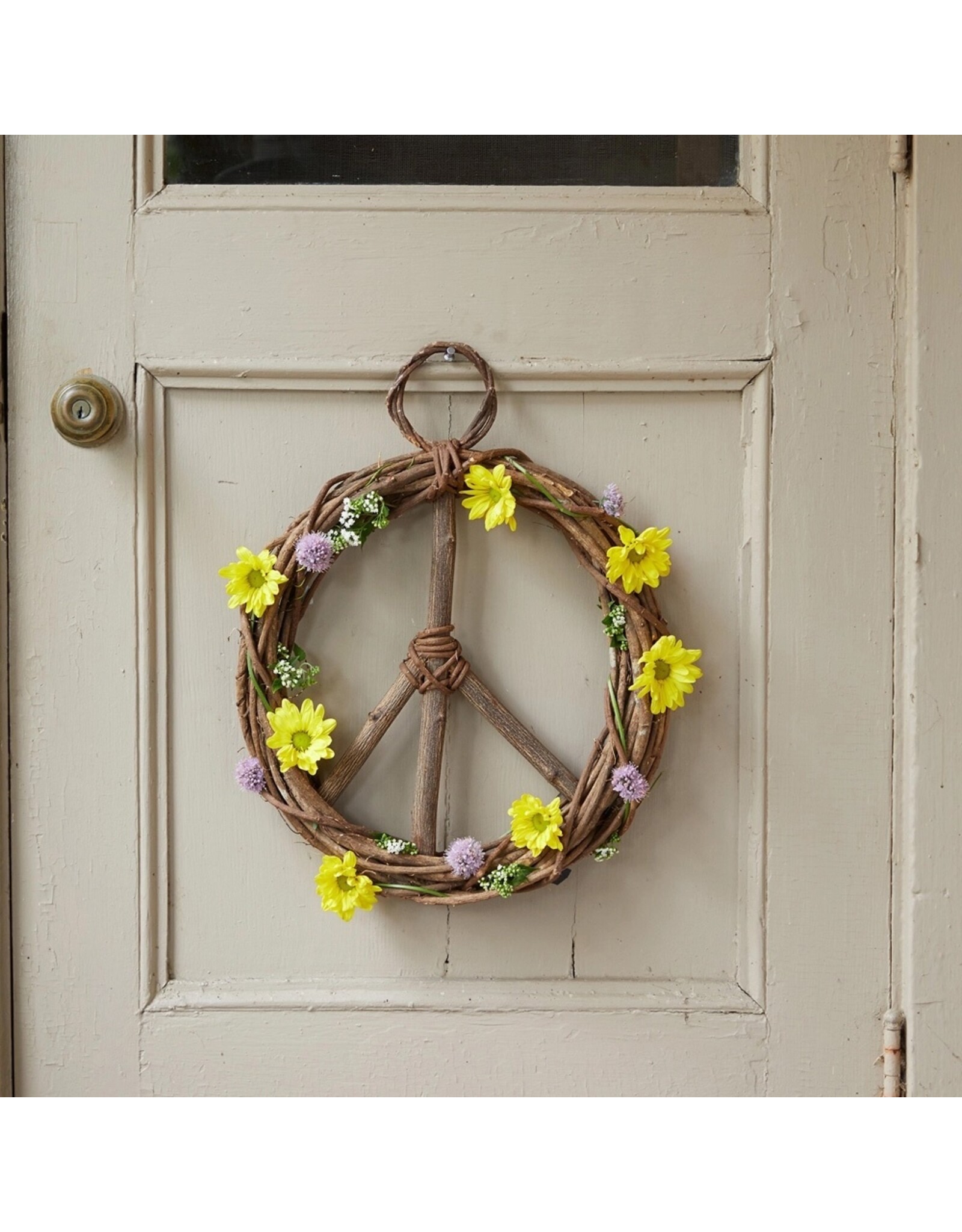 Handcrafted Peace Wreath