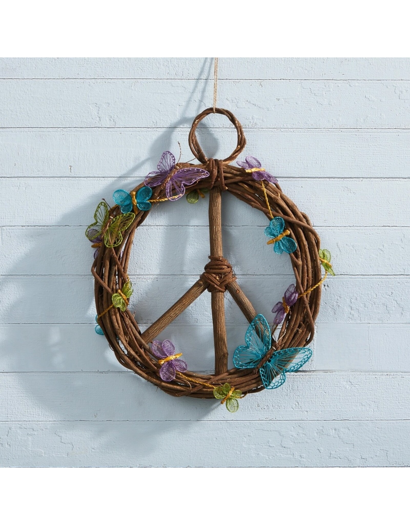 Handcrafted Peace Wreath