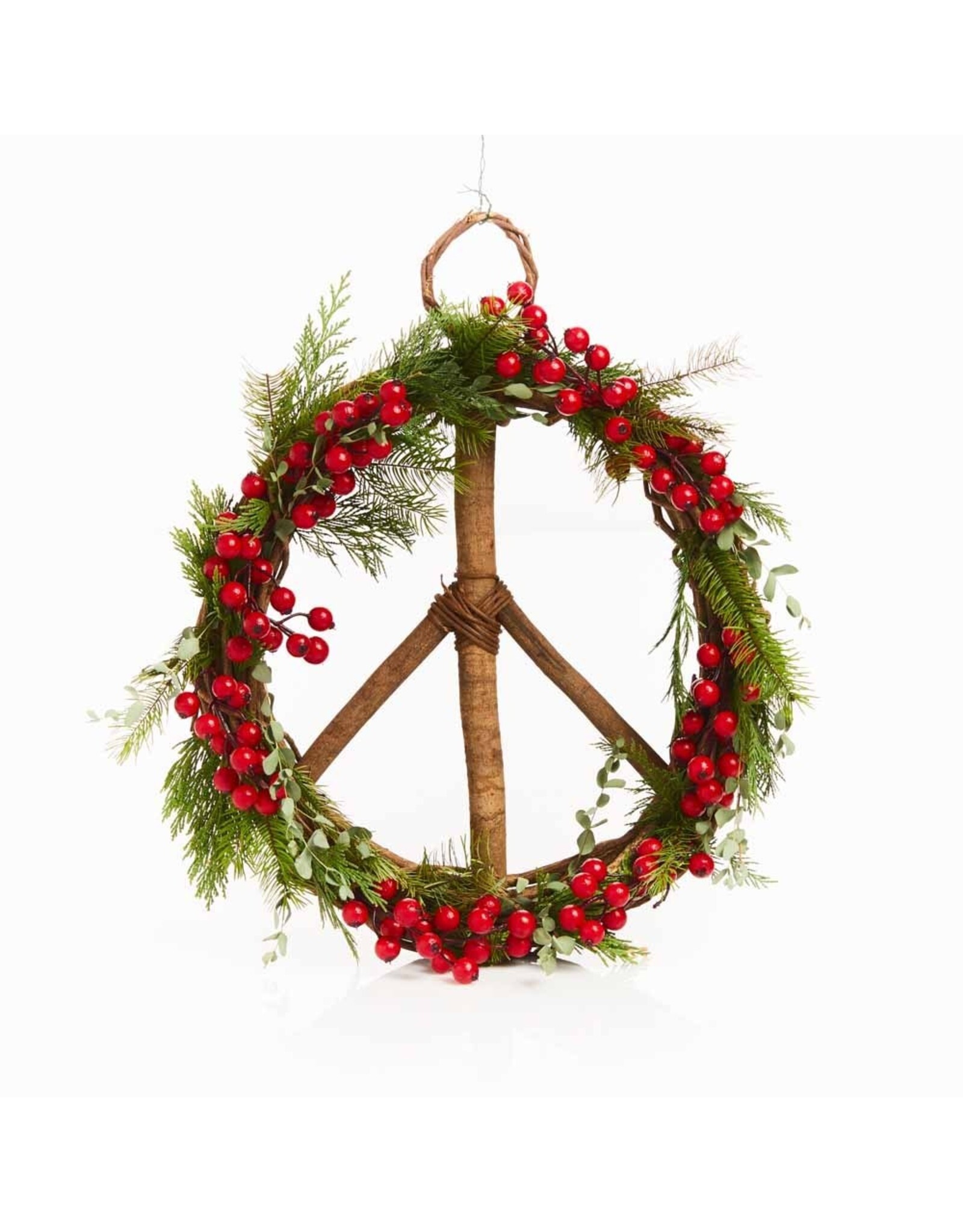 Handcrafted Peace Wreath