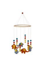 Handmade Felt Elephant Mobile