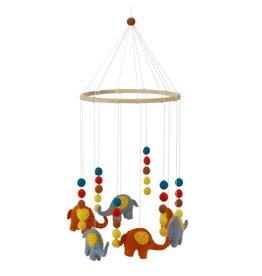 Handmade Elephant Mobile