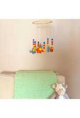 Handmade Felt Elephant Mobile