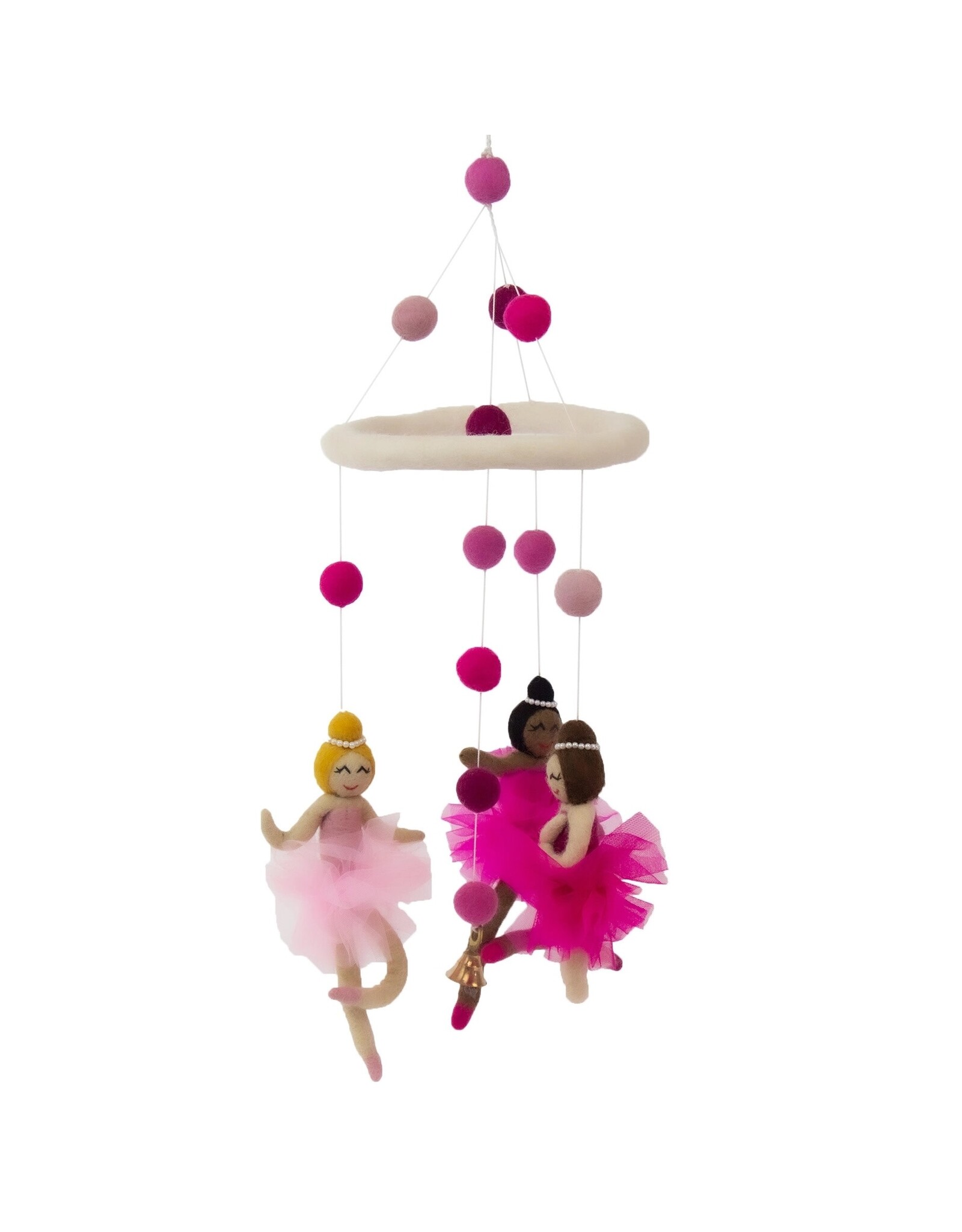 Handmade Felt Ballerina Mobile