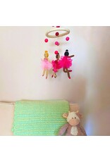 Handmade Felt Ballerina Mobile