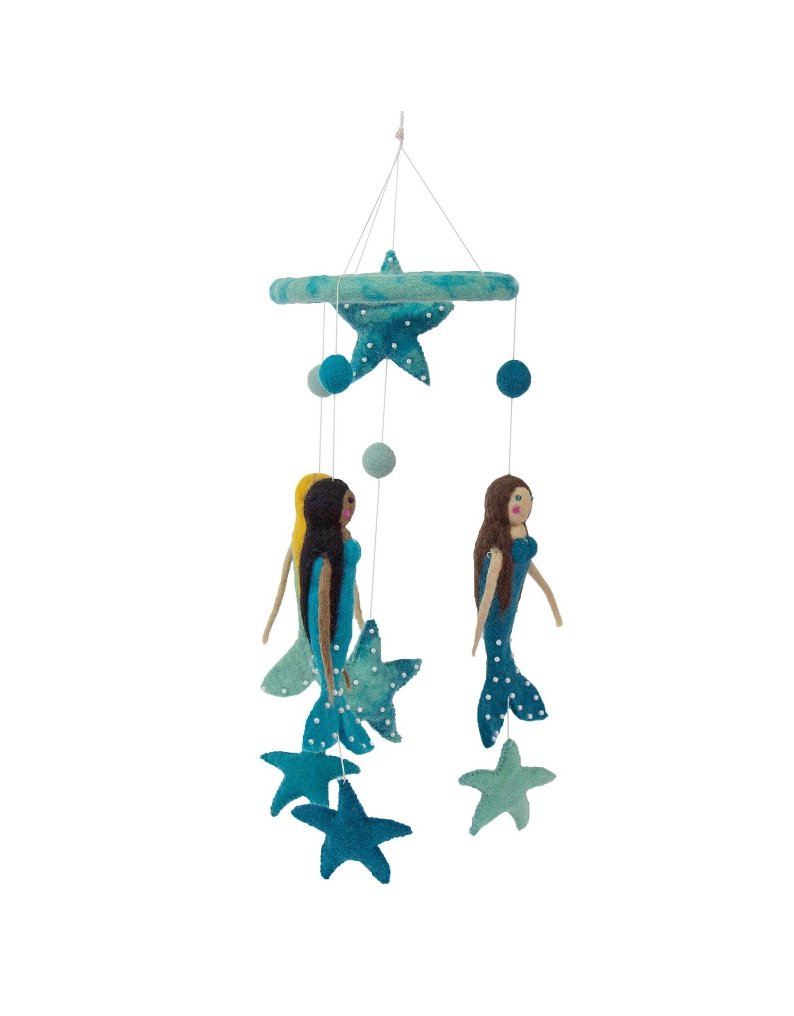 Handmade Felt Mermaid Mobile