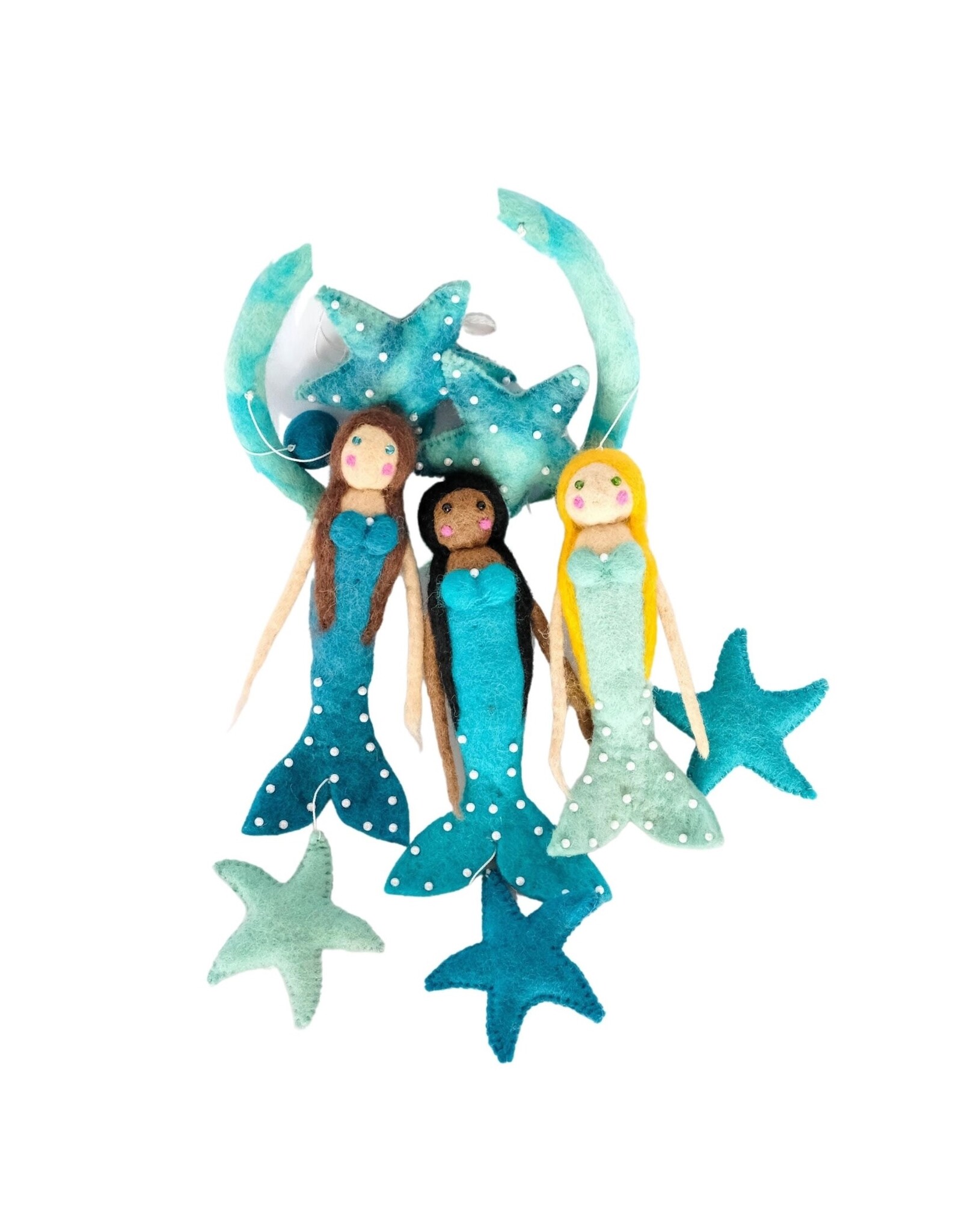 Handmade Felt Mermaid Mobile